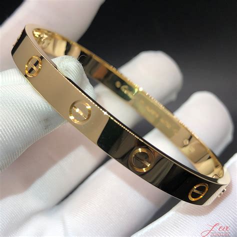 solid gold love bracelet